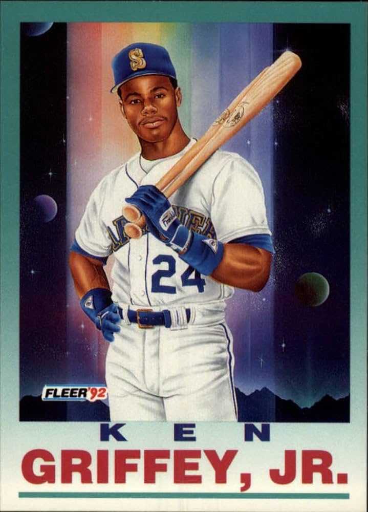 Amazon.com: 1992 Fleer Baseball Card #709 Ken Griffey Jr